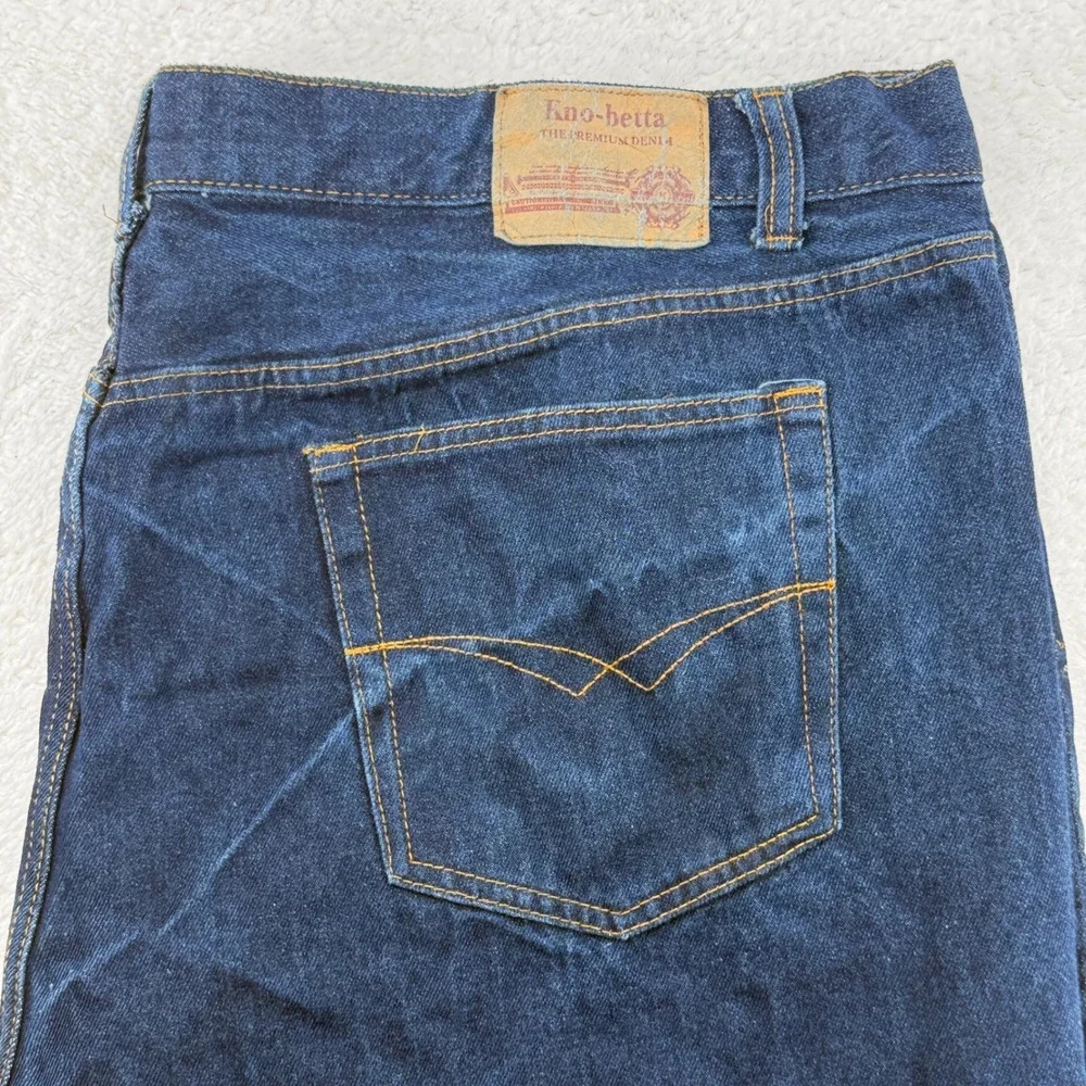 Kno-betta Classic Jeans‎ Men Dark Wash 48x30 Cotton Denim